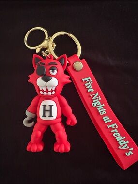 Red Fox Character Bag Charm Keychain - Five Nights at Freddy's